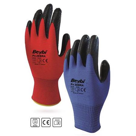 Beybi Zebra Nitril Eldiven