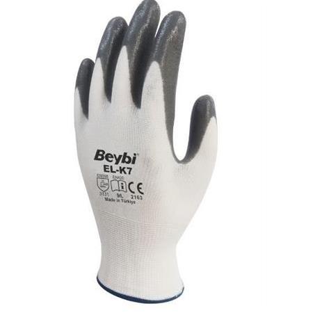 Beybi El-k7 Nitril Eldiven - Gri Pn-72