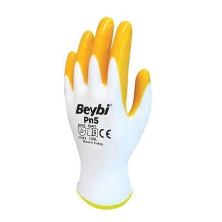 Beybi Pn5 Nitril Eldiven  - Sarı