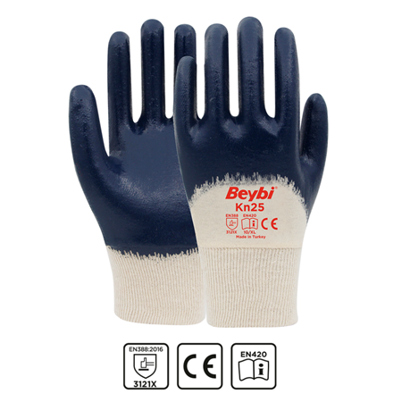 Beybi Kn25 Pamuk Nitril Eldiven