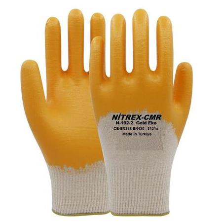 Nitril Eldiven Örgü Gold Sarı N-211 Ekonomik